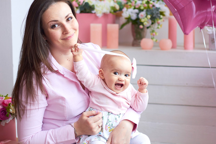 4 місяці дівчинці привітання
